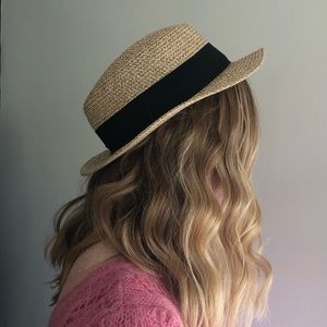 Straw Boater Hat